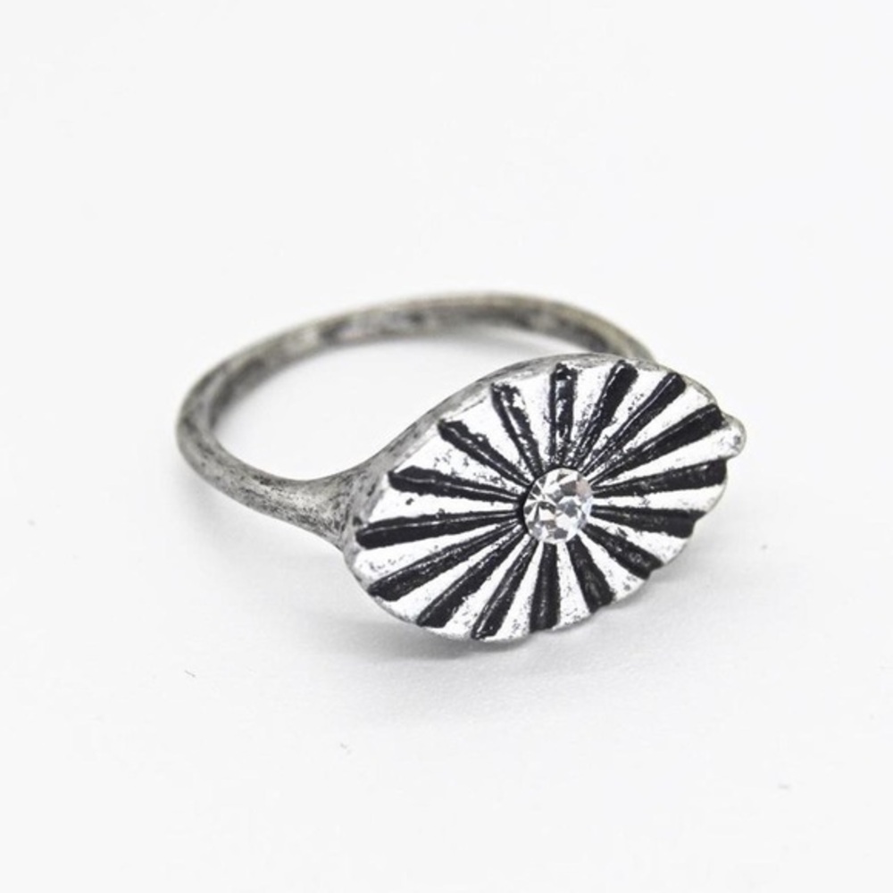 Burnished Silver Ring